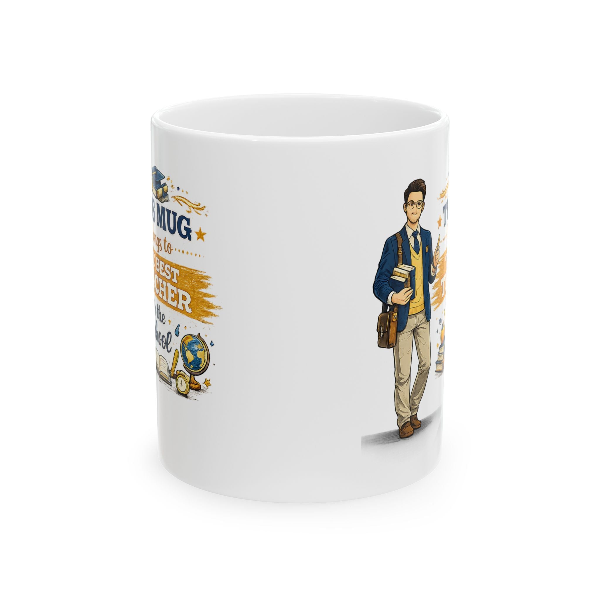 Best Teacher Mug This Mug Belongs To The Best Teacher in the School, Teacher Coffee Mug Gift