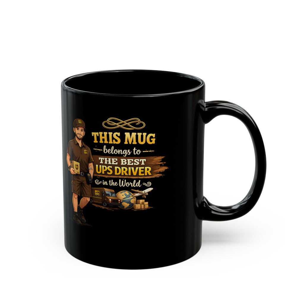 Best Delivery Driver Mug  This Mug Belongs To The Best Shipping Courier in the Universe, Delivery Driver Coffee Mug Gift