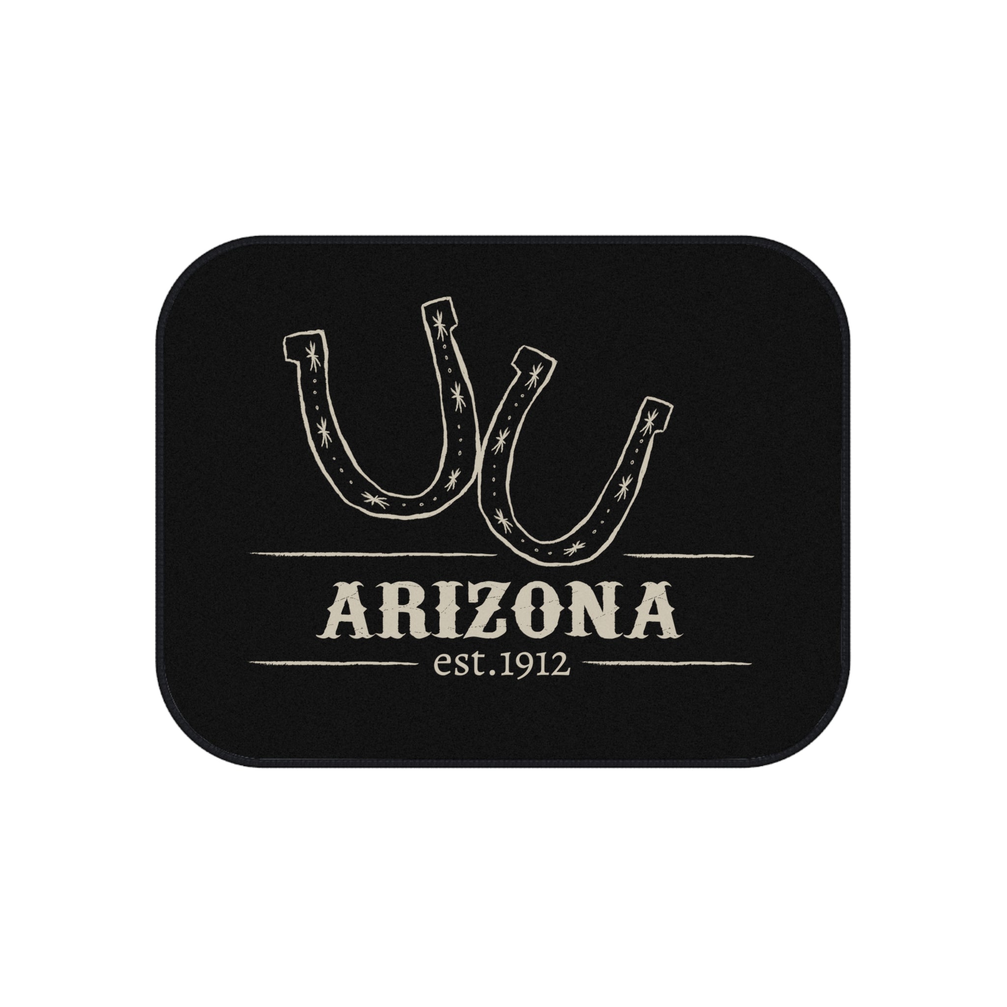 4 Piece Universal Arizona Car Floor Mats Set Western Vintage Auto Interior Accessories