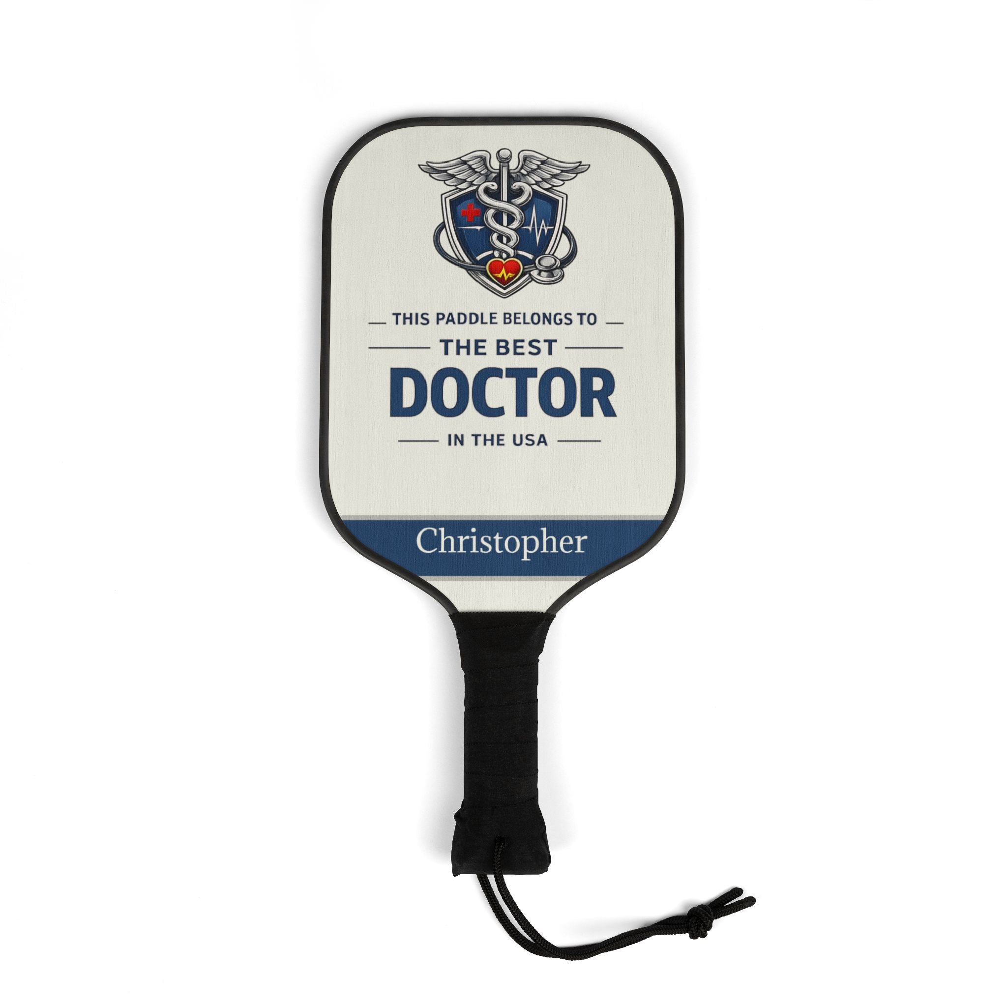 Personalized Doctor Pickleball Paddle Set | Best Doctor Gift | Custom Medical Pickleball Gift | Gift for Doctor | Gift for Him or Her