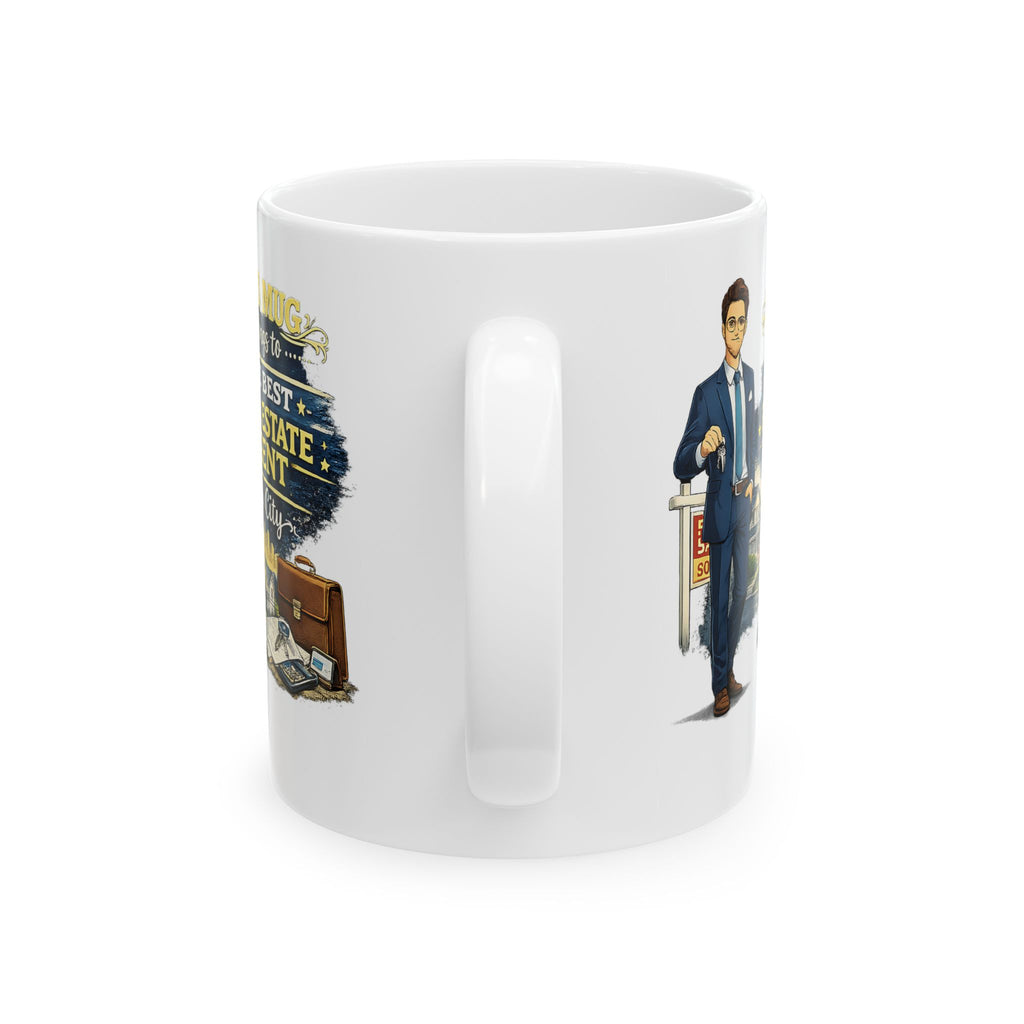 Best Real Estate Agent Mug This Mug Belongs To The Best Realtor in the City, Real Estate Gift Coffee Mug