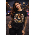 Atlanta Streetwear Graphic T Shirt for Women  Urban Hip Hop Style Tee, City Girl Fashion, Black Unisex Shirt