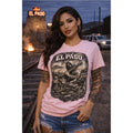 El Paso Texas T Shirt Streetwear Graphic Tee, Dark Urban Border City Shirt, Unisex Western Style