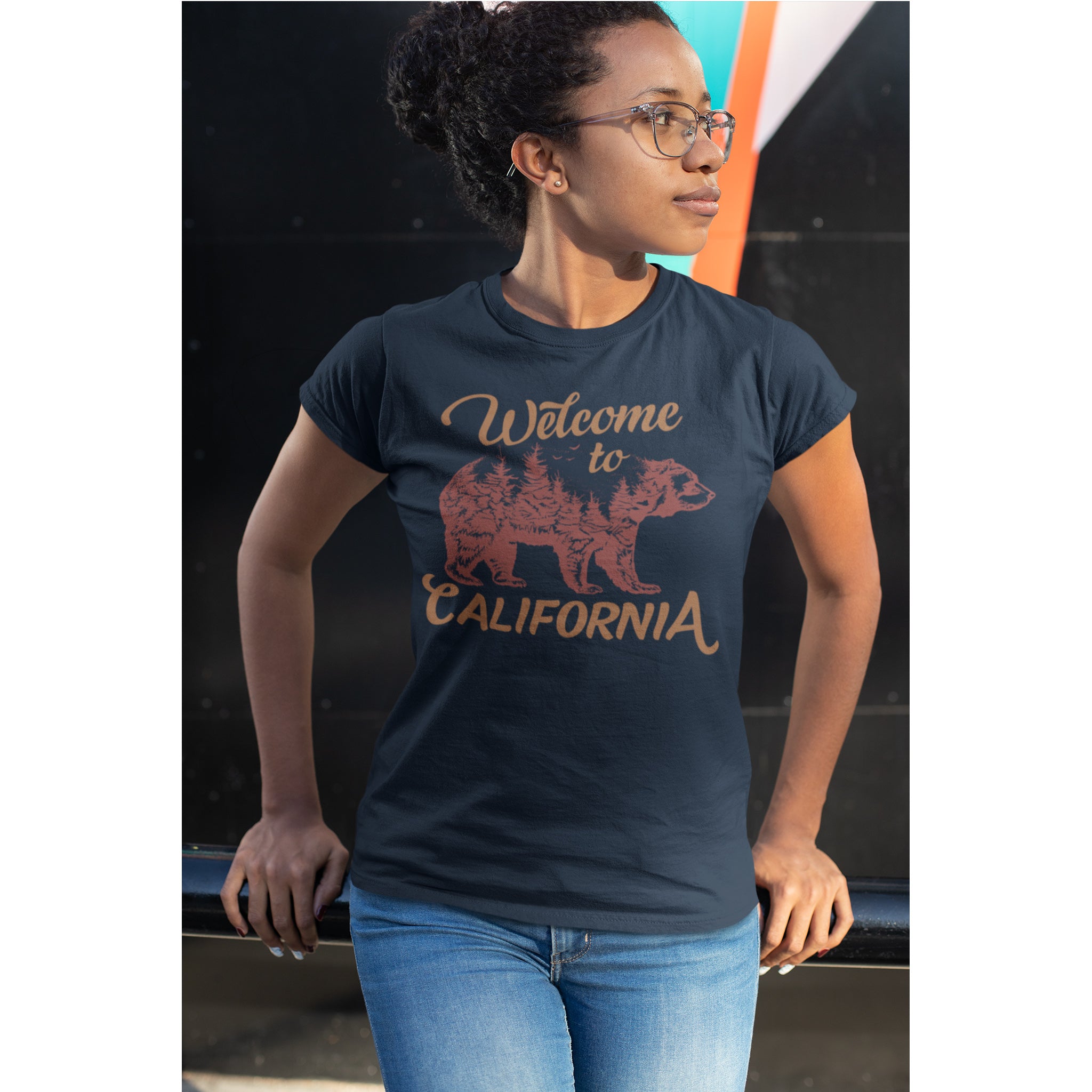 Welcome to California Bear Shirt  Vintage California T Shirt, Retro Bear Graphic Tee, West Coast Gift