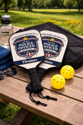 Personalized Police Officer Pickleball Paddle Set | Custom Law Enforcement Gift | Best Cop Gift USA