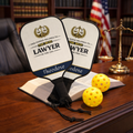 Personalized Lawyer Pickleball Paddle Set | Custom Attorney Gift for Him | Law School Graduation Gift | Best Lawyer Gift Idea