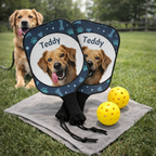 Personalized Dog Photo Pickleball Paddle Set | Custom Pet Picture Paddle | Dog Lover Gift | Unique Pickleball Gift for Pet Owners