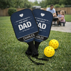 Personalized Dad Pickleball Paddle Set | Best Dad Gift | Custom Fathers Day Pickleball Gift | Gift for Dad Who Loves Pickleball