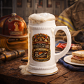 Personalized Firefighter Beer Stein 22oz - Custom Name Fireman Mug