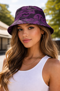 Purple Psychedelic Smile Bucket Hat