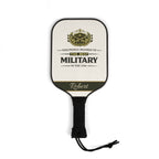 Personalized Military Pickleball Paddle Set | Custom Army Veteran Gift for Him | Patriotic USA Paddle | Military Appreciation Gift