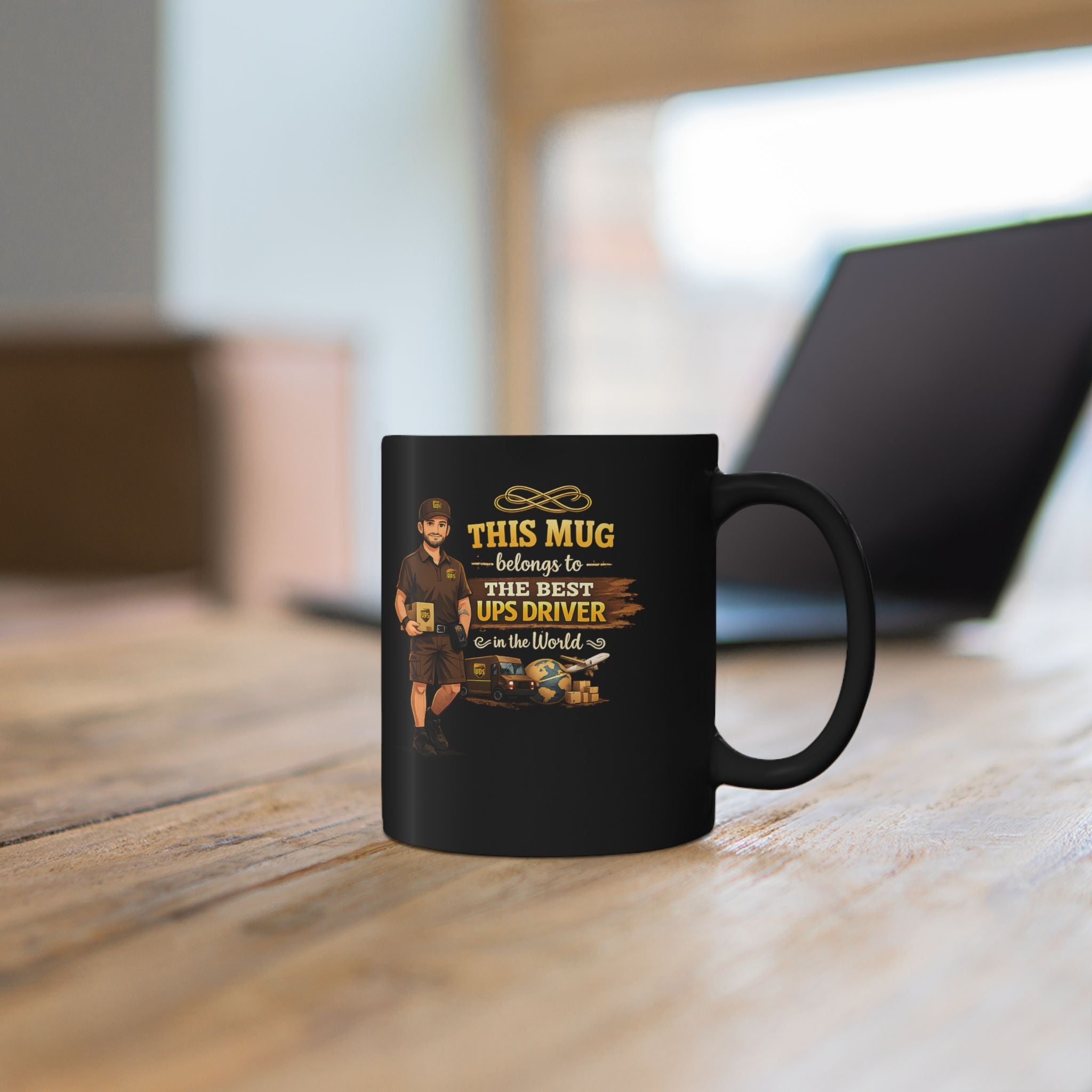 Best Delivery Driver Mug  This Mug Belongs To The Best Shipping Courier in the Universe, Delivery Driver Coffee Mug Gift