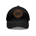 Best Dad Ever Leather Patch Dad Hat