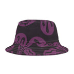Purple Psychedelic Smile Bucket Hat