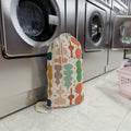 Abstract Shapes Laundry Bag | Retro Colorful Pattern, Drawstring Tote