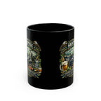 Seattle Football Mug for Men Black Coffee Cup for Beer Lovers, Tailgating & Game Day Sports Fan Gift