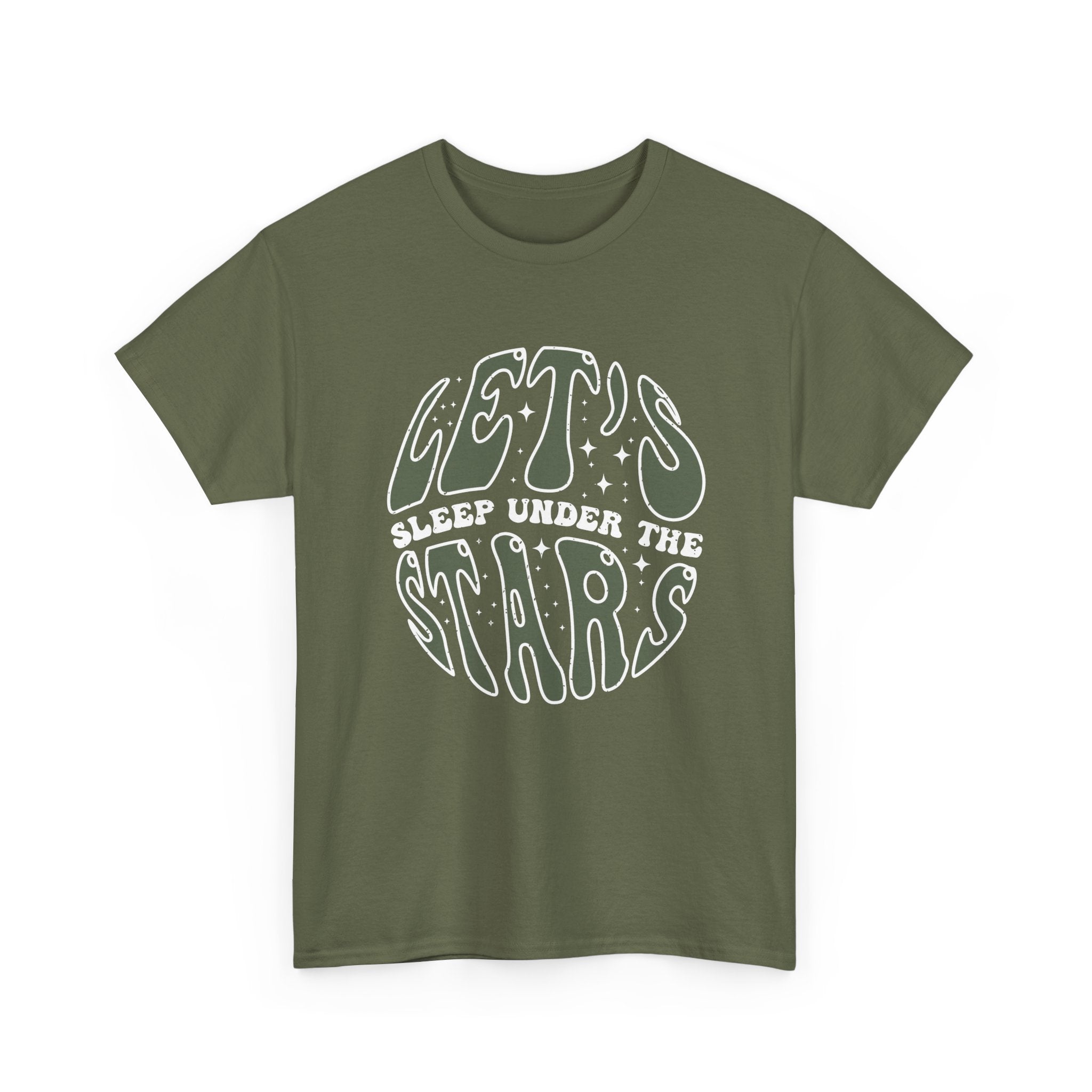 Lets Sleep Under the Stars T Shirt Camping Quote Tee Outdoor Nature Shirt Adventure Gift for Camp Lovers