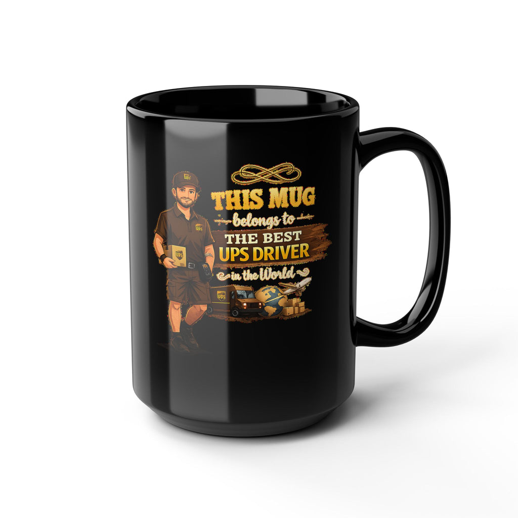 Best Delivery Driver Mug  This Mug Belongs To The Best Shipping Courier in the Universe, Delivery Driver Coffee Mug Gift