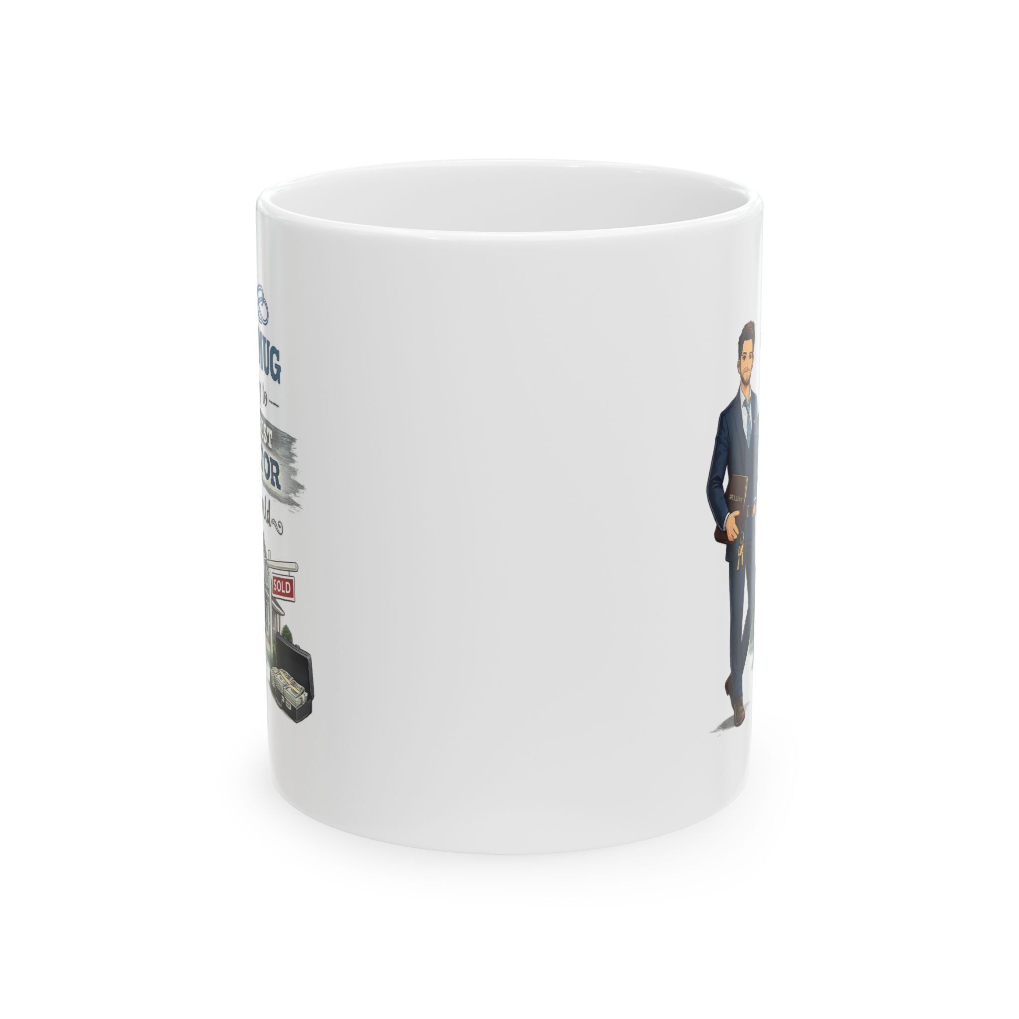 Best Realtor Mug This Mug Belongs To The Best Realtor in the World, Real Estate Agent Coffee Mug Gift