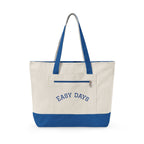 Easy Days canvas tote | Zippered canvas tote, front pocket