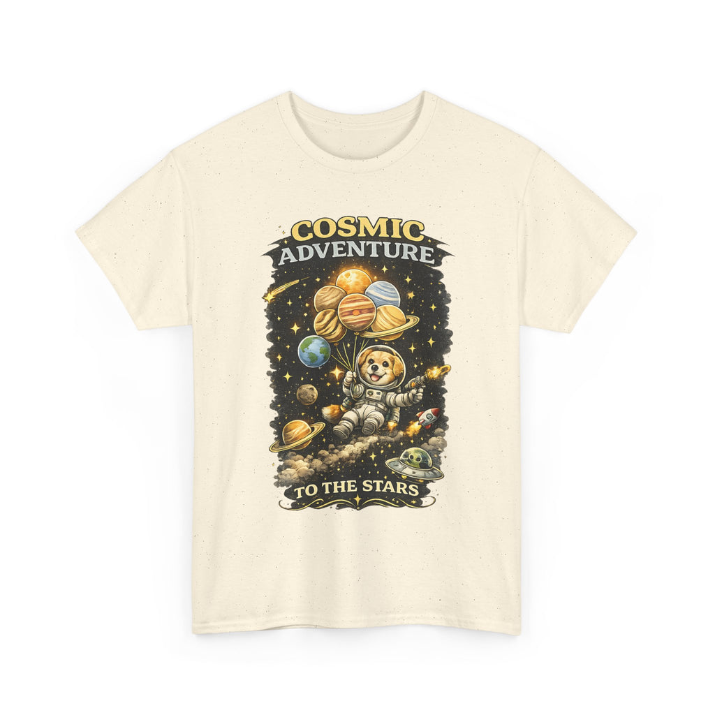 Cosmic Adventure Space Dog Shirt  Cute Astronaut Dog T Shirt, Galaxy Planet Graphic Tee, Space Lover Gift