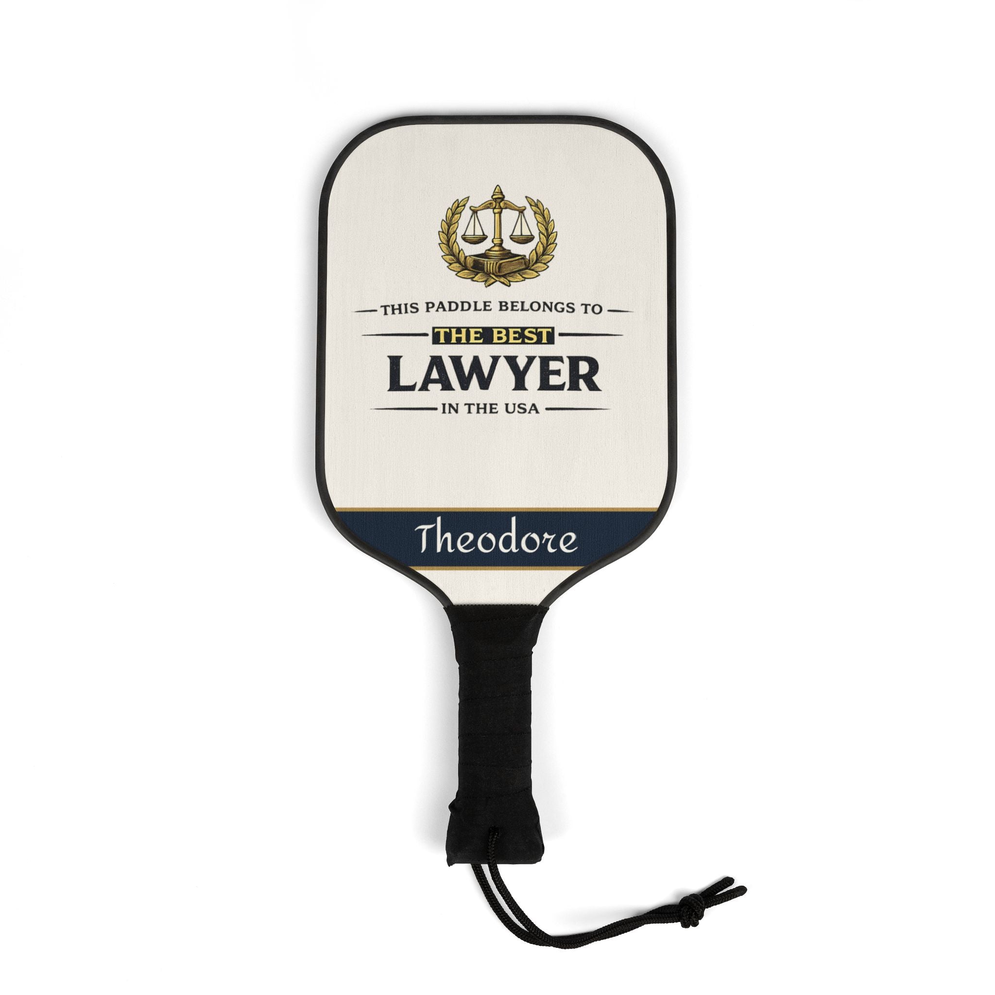 Personalized Lawyer Pickleball Paddle Set | Custom Attorney Gift for Him | Law School Graduation Gift | Best Lawyer Gift Idea