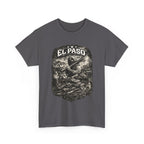 El Paso Texas T Shirt Streetwear Graphic Tee, Dark Urban Border City Shirt, Unisex Western Style