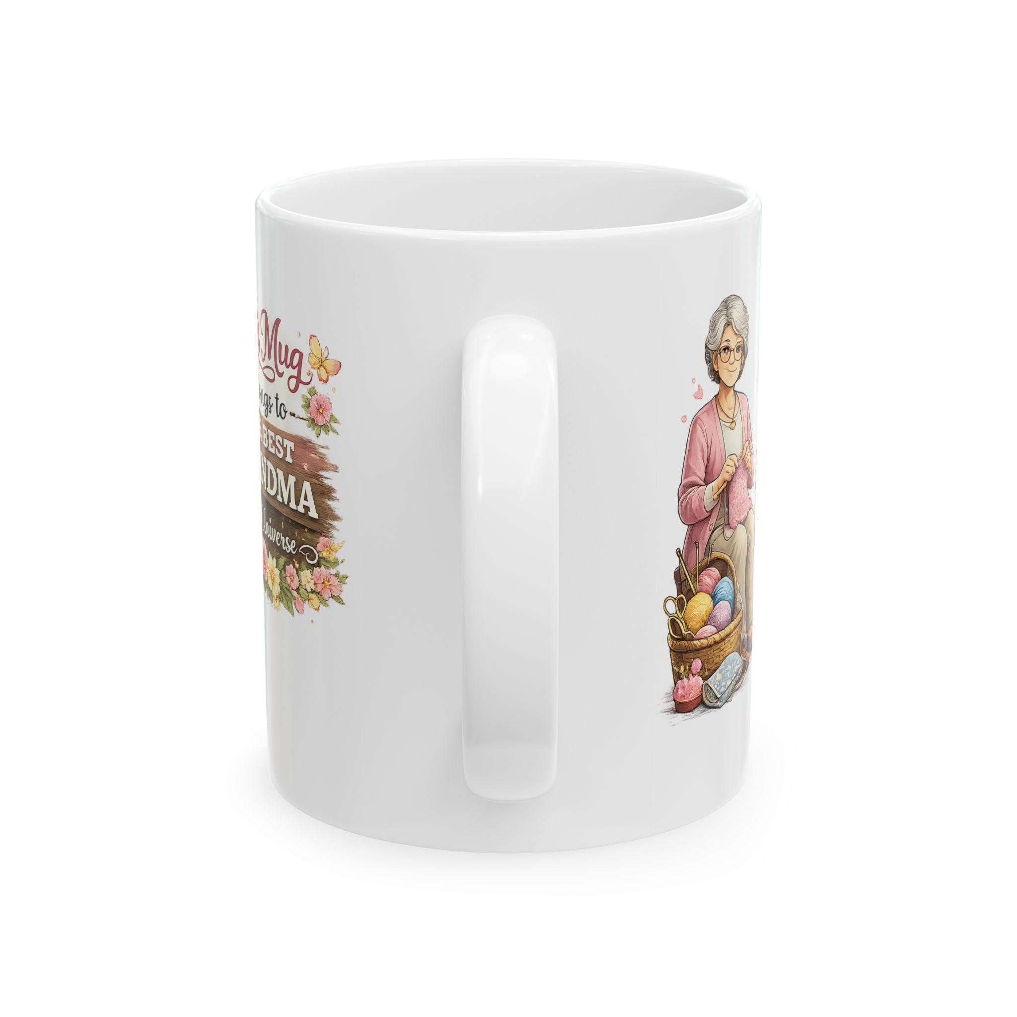 Best Grandma Mug This Mug Belongs To The Best Grandma in the Universe, Grandma Coffee Mug Gift