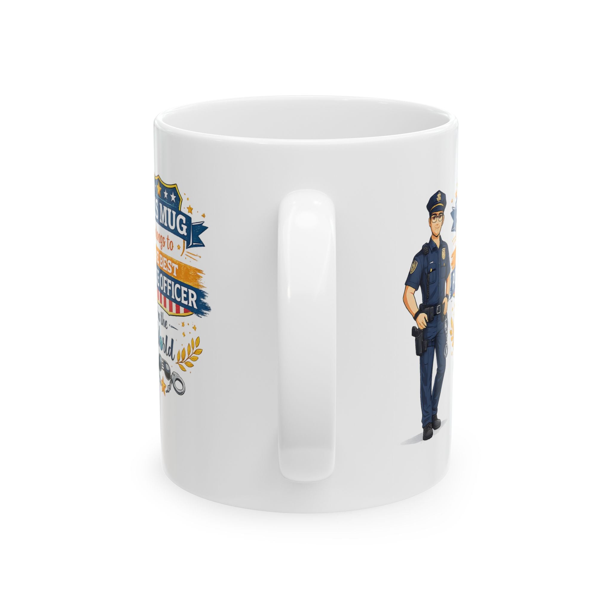 Best Police Officer Mug This Mug Belongs To The Best Police Officer in The World, Police Gift Coffee Mug