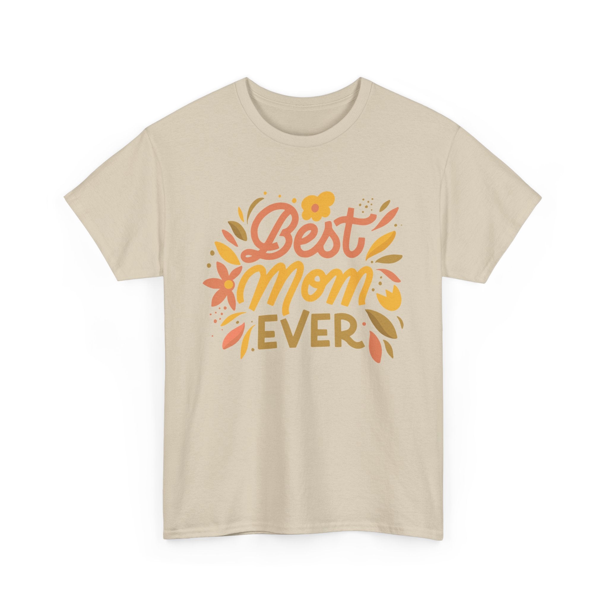 Best Mom Ever T Shirt Cute Mother Gift Tee Floral Typography Shirt Mothers Day Gift for Mom