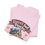 Sweet But Psycho Cat Shirt  Cute Funny Cat T Shirt, Kawaii Cat Graphic Tee, Cat Lover Gift