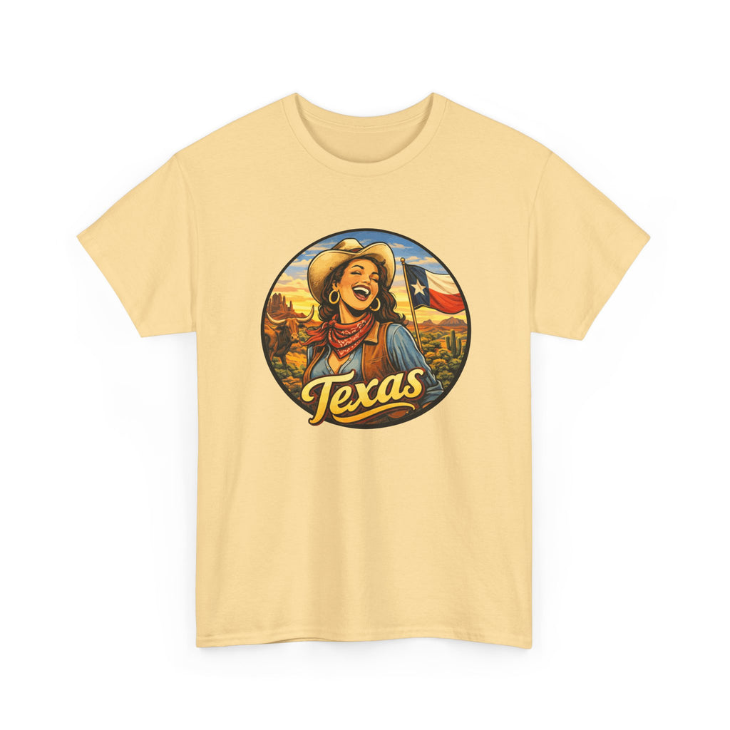 Texas Cowgirl T Shirt Vintage Western Graphic Tee, Texas Pride Shirt, Retro Cowboy Style Women Gift