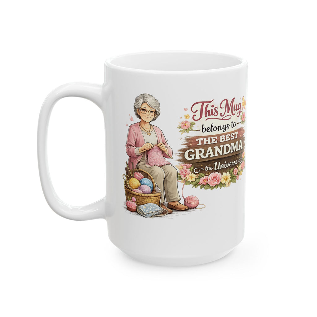 Best Grandma Mug This Mug Belongs To The Best Grandma in the Universe, Grandma Coffee Mug Gift