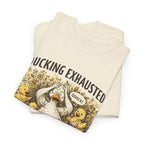 Ducking Exhausted Mom Life T Shirt  Funny Mom Shirt, Tired Mom Tee, Mom Life Graphic Shirt