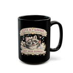 Cute and Savage Hot Mess Express Mug Funny Raccoon Coffee Cup Gift for Her