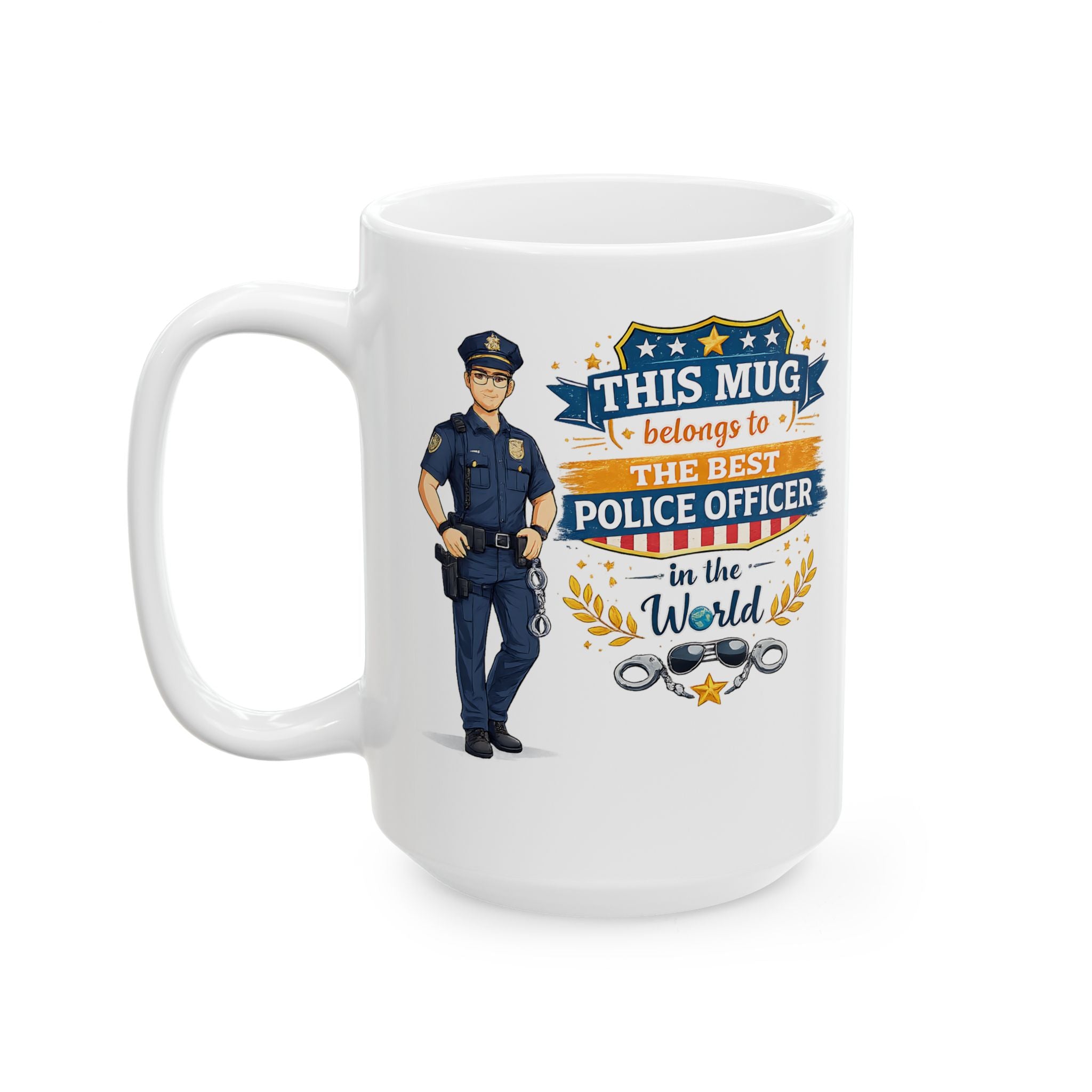 Best Police Officer Mug This Mug Belongs To The Best Police Officer in The World, Police Gift Coffee Mug
