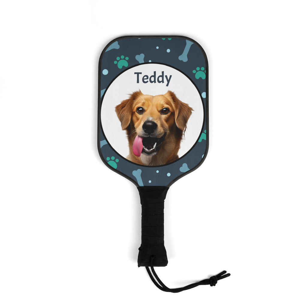 Personalized Dog Photo Pickleball Paddle Set | Custom Pet Picture Paddle | Dog Lover Gift | Unique Pickleball Gift for Pet Owners