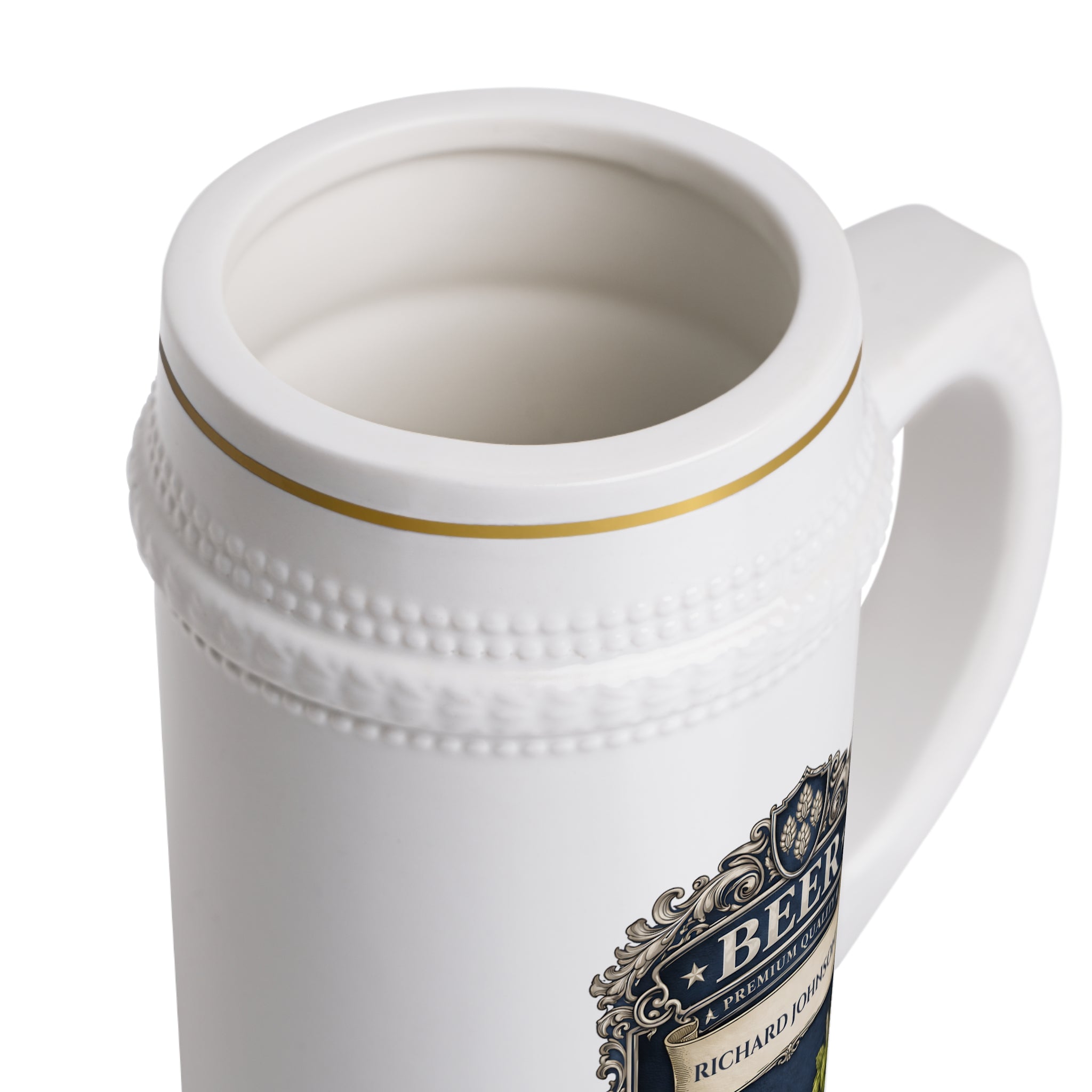 Personalized 22oz Beer Stein Custom Name Vintage Brewery Mug Gift