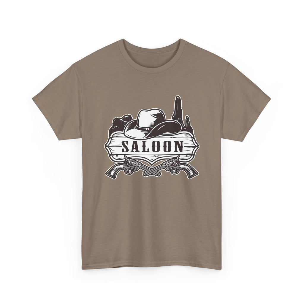 Saloon Vintage Western T-Shirt  Cowboy Hat & Desert Graphic