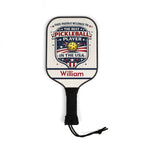 Personalized Pickleball Paddle Set USA | Custom Name Pickleball Gift for Men Women | Patriotic Pickleball Player Gift