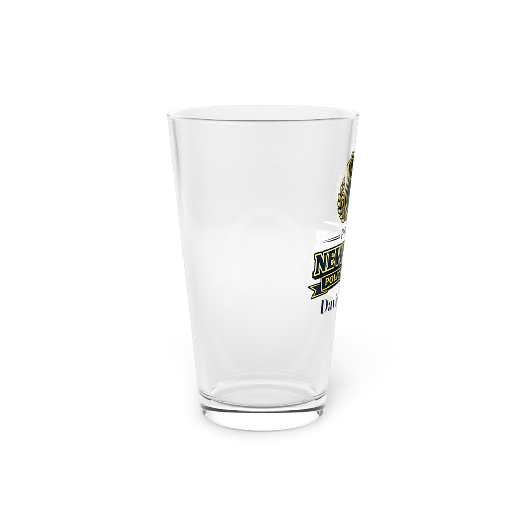 Personalized New York Police Officer Pint Glass 16oz, Custom NY Cop Gift, Police Retirement Gift, Law Enforcement Gift for Him
