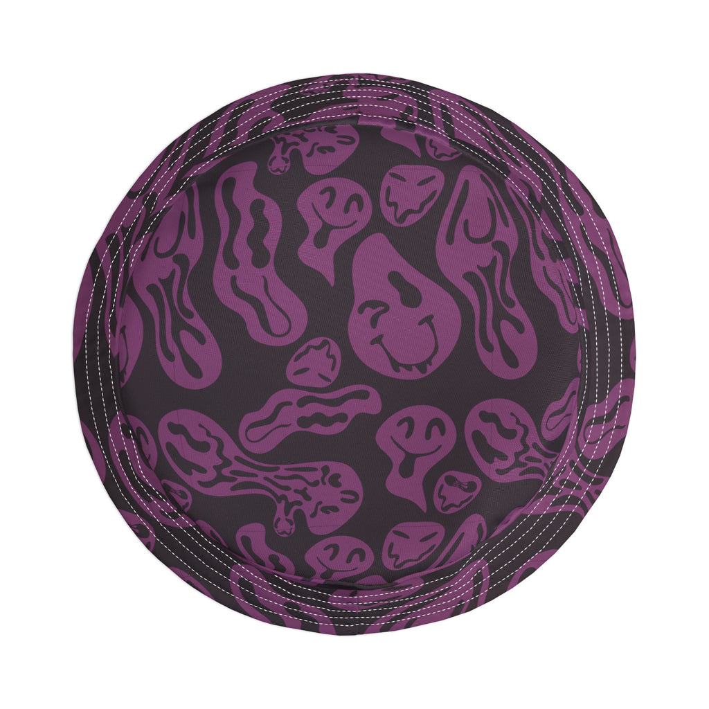 Purple Psychedelic Smile Bucket Hat