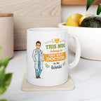 Best Doctor Mug  Funny Doctor Coffee Mug Gift, This Mug Belongs To Doctor, Medical Gift for Doctors