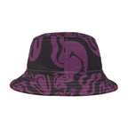 Purple Psychedelic Smile Bucket Hat