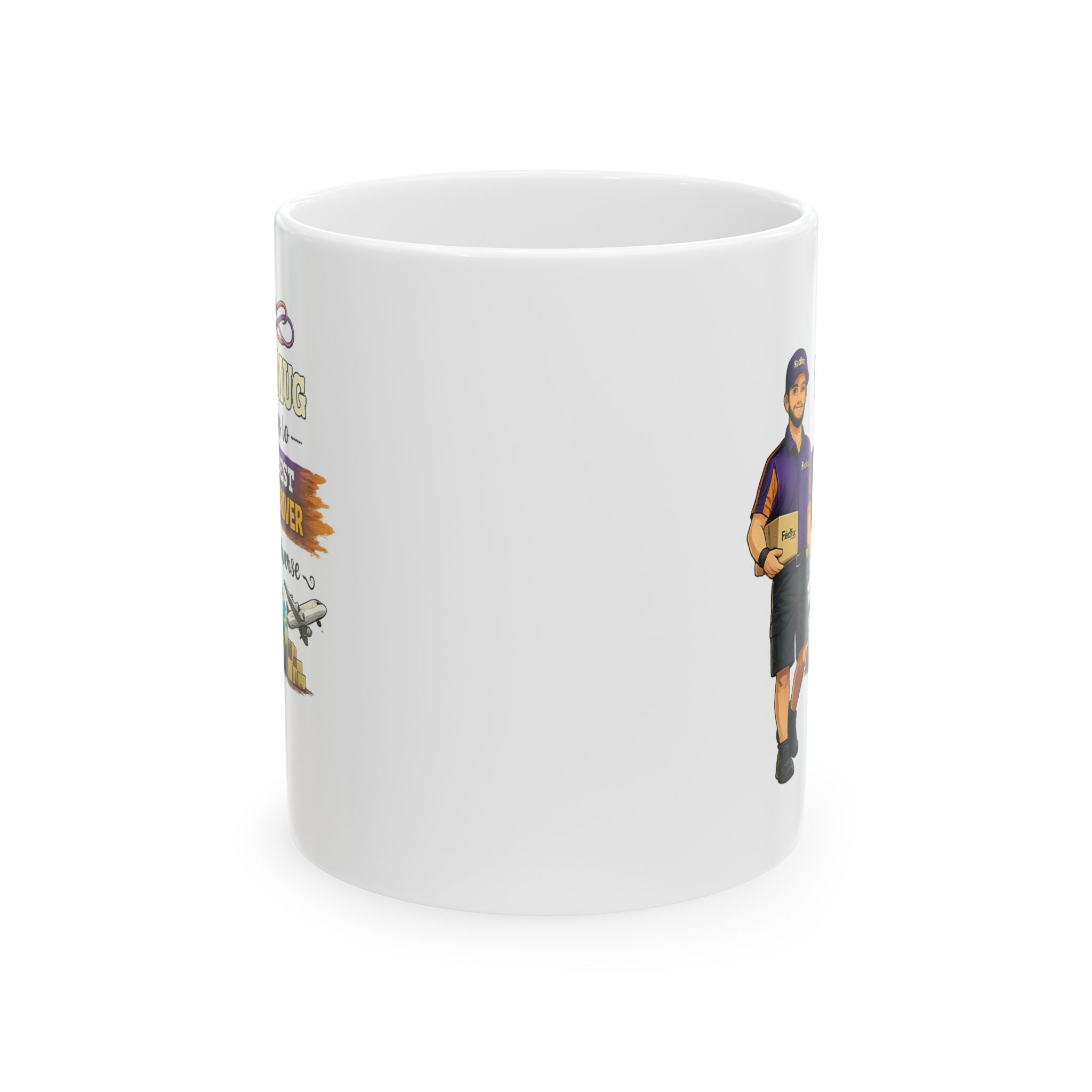 Best Delivery Driver Mug  This Mug Belongs To The Best Shipping Courier in the Universe, Delivery Driver Coffee Mug Gift