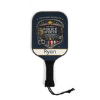 Personalized Police Officer Pickleball Paddle Set | Custom Cop Gift for Men | Law Enforcement Gift | USA First Responder
