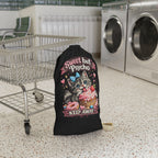 Sweet But Psycho kitten Laundry Bag | Cute Cat Dessert Illustration, Keep Away
