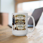 Best Lawyer Mug This Mug Belongs To The Best Lawyer in the World, Attorney Coffee Mug Gift, Law Office Cup