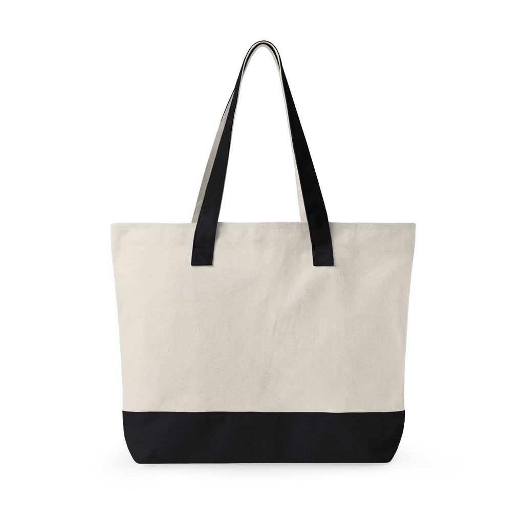 Easy Days canvas tote | Zippered canvas tote, front pocket