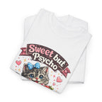 Sweet But Psycho Cat Shirt  Cute Funny Cat T Shirt, Kawaii Cat Graphic Tee, Cat Lover Gift